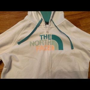 North Face zip up sweatshirt